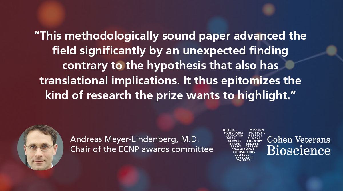 Quote from Dr. Meyer-Lindenberg